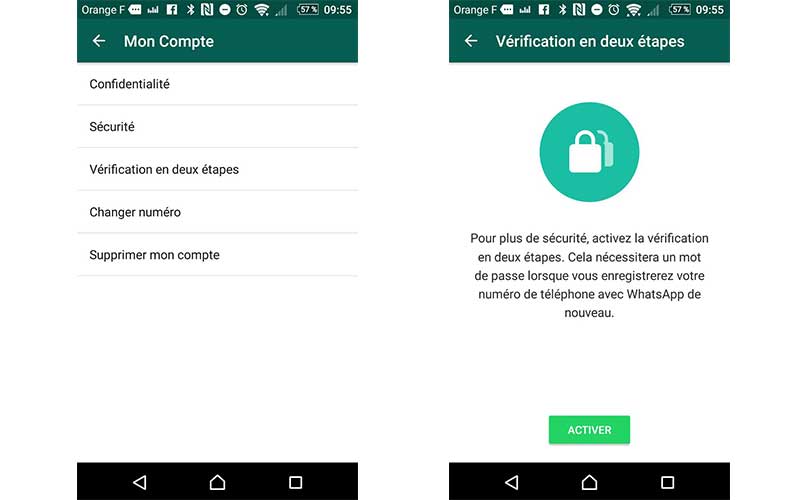 Espionner WhatsApp  comment activer la v rification en 