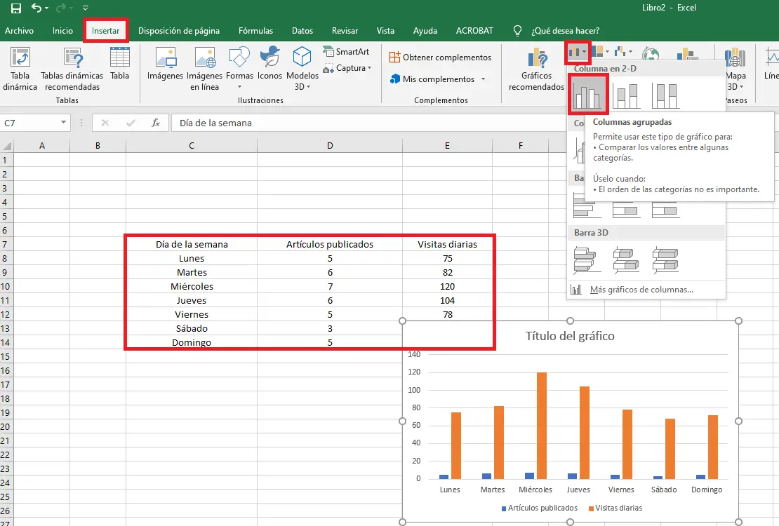 Excel название диаграммы