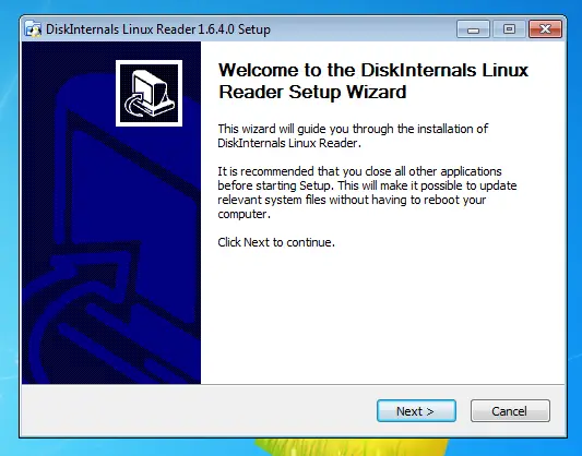 for windows instal DiskInternals Linux Reader 4.18.0.0