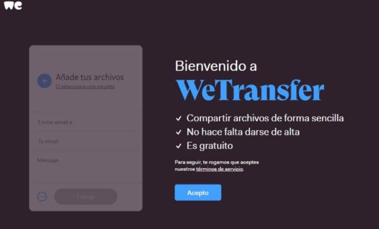 envoyer video par mail wetransfer