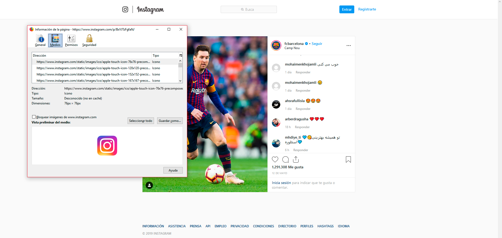 Download private instagram photos